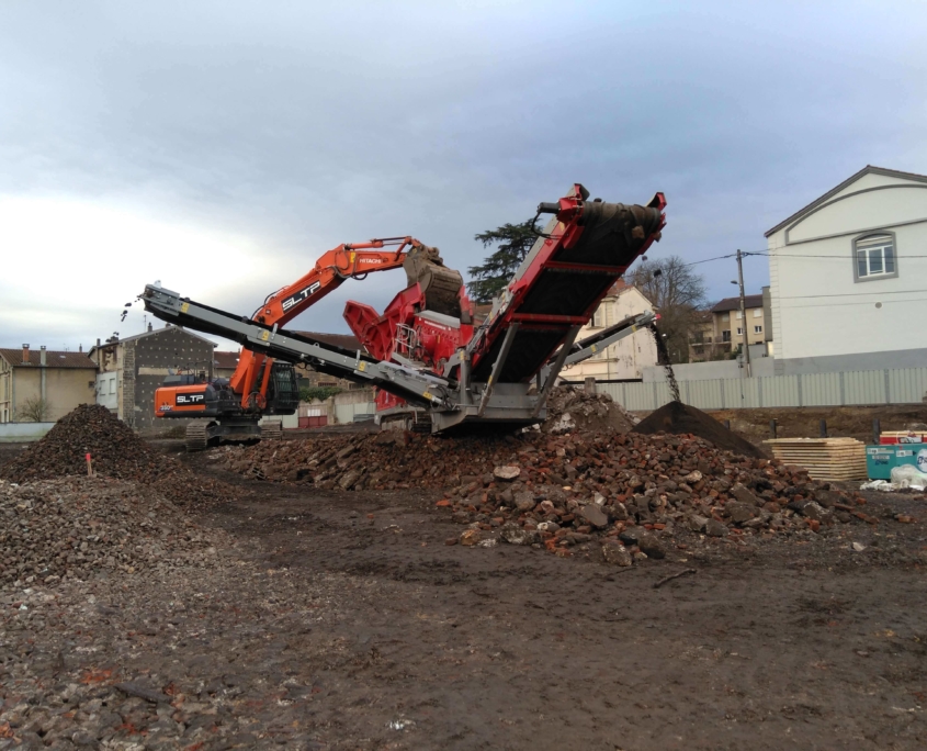 Concassage - Chantier L'olympe