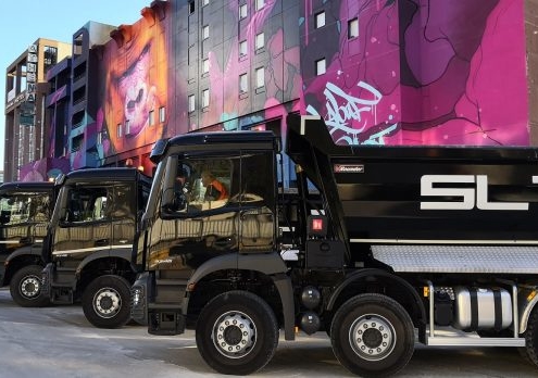 Camions SLTP - Gare de la Part-Dieu