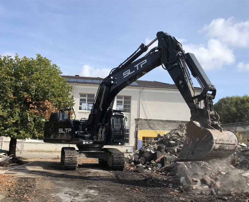 SLTP | Démolition d'une partie d'un Groupe Scolaire à Grigny