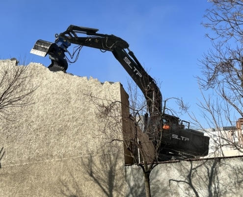 Démolition chantier Empreinte Lyon 7