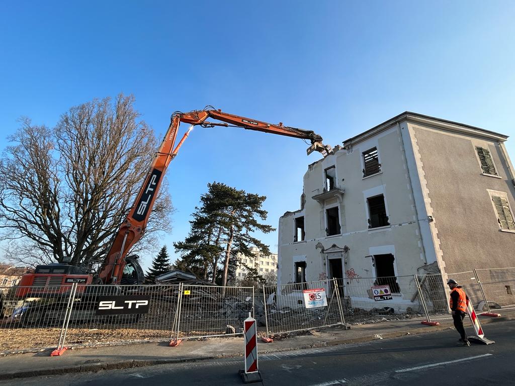 Démolition chantier Rythme des Arbres - Tassin-la-demi-Lune