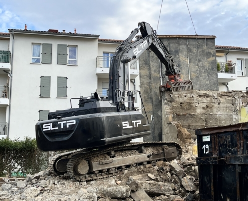 Démolition chantier Villa Botanica Craponne