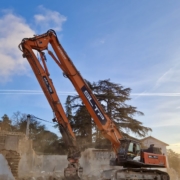 Démolition SLTP chantier Canellas Rillieux